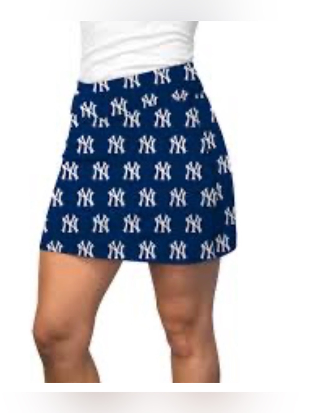 Loudmouth Ladies Women's New York Yankees Pinstripe Active Skort size 4